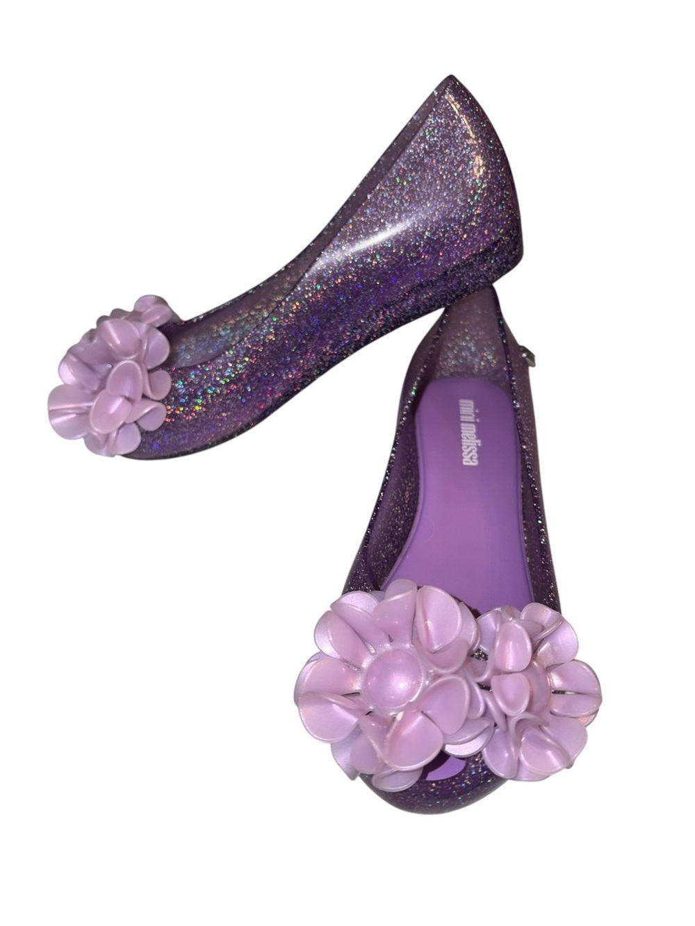 Mini Melissa purple jelly shoes